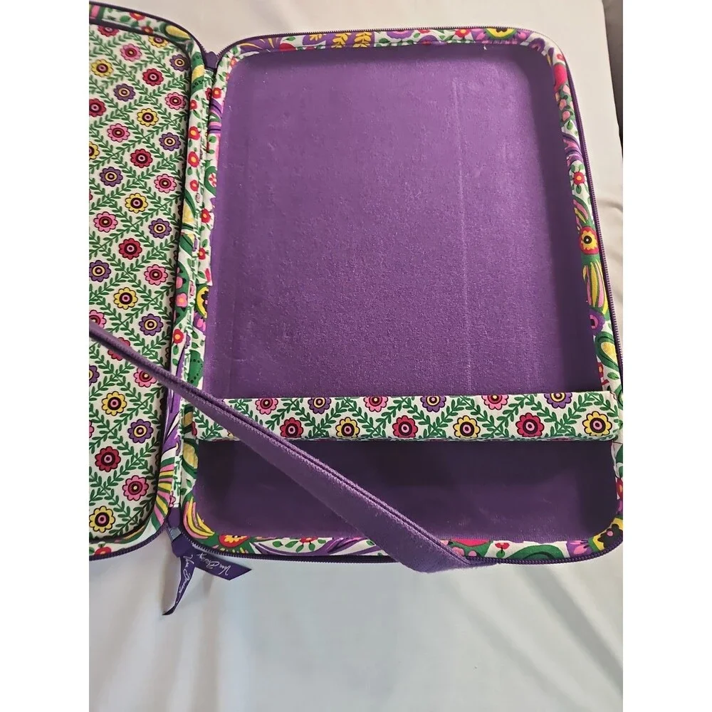 Vera Bradley Viva la Vera Hard Laptop Case Travel Shoulder Bag Portfolio 17